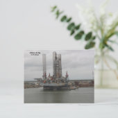 Olieplatform Droogdok in Galveston, TX Briefkaart (Staand voorkant)
