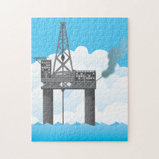Olieplatform Legpuzzel (Verticaal)