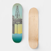 Olieplatform Skateboard (Voorkant)