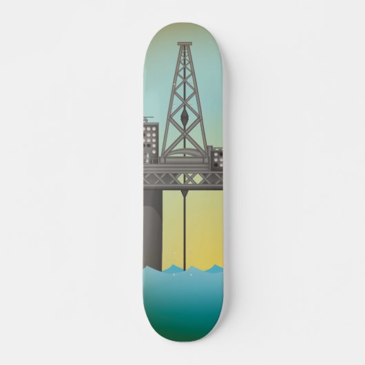 Olieplatform Skateboard (Voorkant)