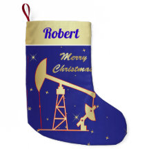 Oliepomp Jack Merry Christmas Blue