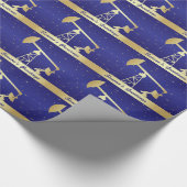 Oliepomp Jack Season's groet Gift Wrap Cadeaupapier (Hoek)