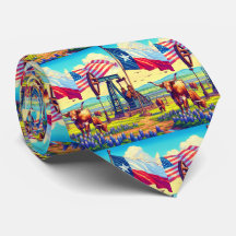 Oliepomp Jack Texas Amerikaanse vlag Longhorn Stee