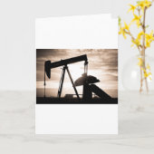 Oliepomp Kaart (Gele Bloem)