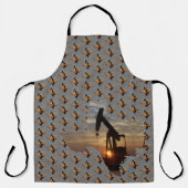 Oliepompaansluiting op Sunset Schort (Voorkant)