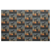 Oliepompaansluiting op Sunset Stof (Fat Quarter)