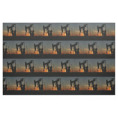 Oliepompaansluiting op zonsondergang 9" stof (Yard (91,4 cm))