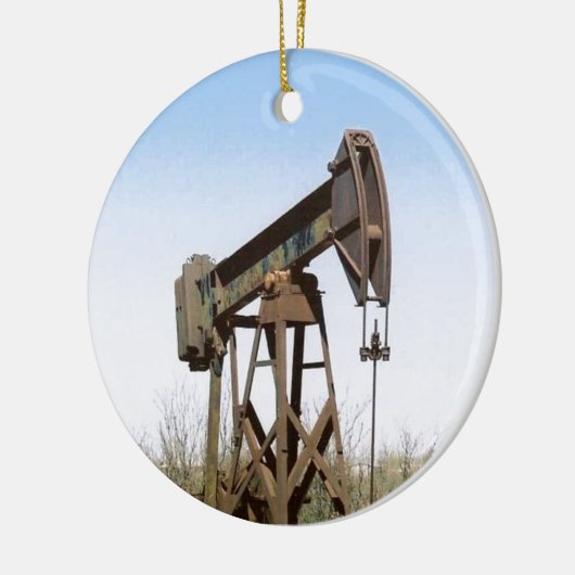 OliepompRig Keramisch Ornament (Links)