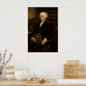 Olieportret van John Adams | Founding Father Poster (Keuken)