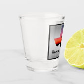 Olieputpomp Jack Texas Shape gepersonaliseerd Shot Glas (Links)
