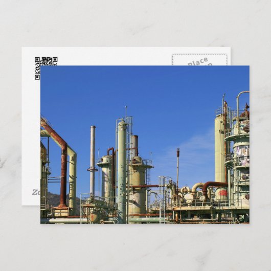 Olieraffinaderij Briefkaart (Voorkant / Achterkant)