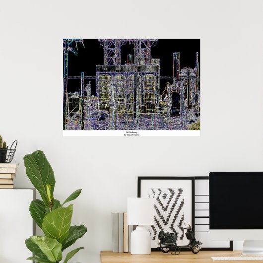 Olieraffinaderij Poster (Thuiskantoor)