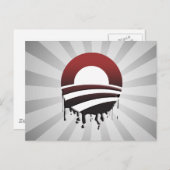 OLIERAMP VAN OBAMA BRIEFKAART (Voorkant / Achterkant)