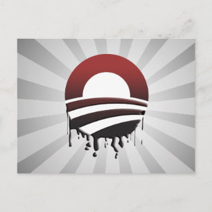 OLIERAMP VAN OBAMA BRIEFKAART