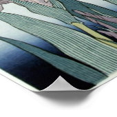  olierampen en een nederlaag door Katsushika Hokus Poster (Hoek)