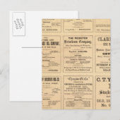 Oliereclame Briefkaart (Voorkant / Achterkant)