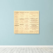 Oliereclame Canvas Afdruk (Insitu (Houten vloer))