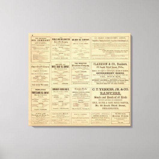 Oliereclame Canvas Afdruk (Voorkant)