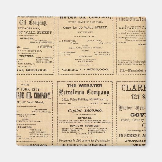 Oliereclame Magneet (Voorkant)