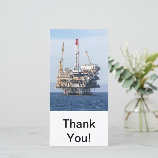 Olierijg Bedankkaart (Staand voorkant)