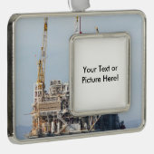 Olierijg Verzilverd Omlijst Ornament (Rechts)