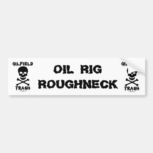 Olierijke reuzenhals, Bumpersticker, olierijgen, o Bumpersticker (Voorkant)