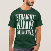 Olierijker recht buiten het olieveld t-shirt (Voorkant)