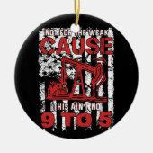 olierijvlag keramisch ornament (Voorkant)