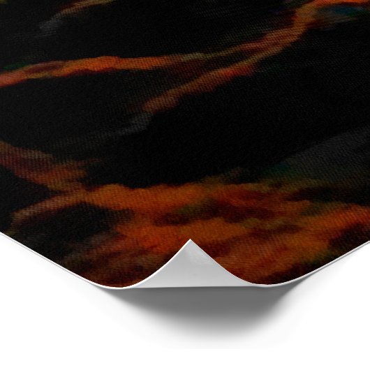 Olieschilderij. Acrylillustraties. Groot poster. W Poster (Hoek)