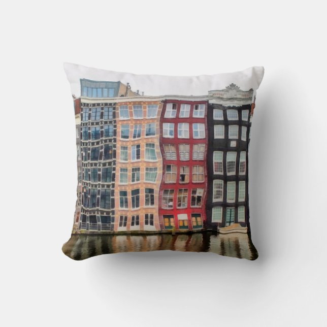 Olieschilderij. Acrylillustraties. Waterverf teken Kussen (Voorkant)