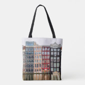 Olieschilderij. Acrylillustraties. Waterverf teken Tote Bag (Achterkant)