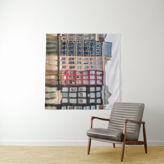 Olieschilderij. Acrylillustraties. Waterverf teken Wandkleed (In Situ (horizontaal))