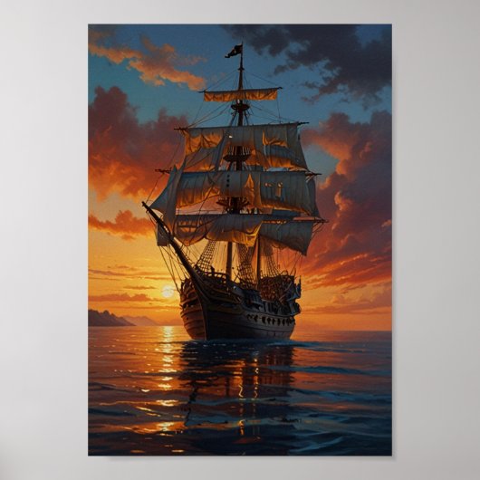 Olieschilderij Poster (Voorkant)