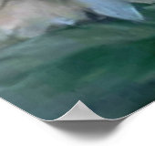 Olieschilderij van gele maissoorten bedankt je kaa poster (Hoek)