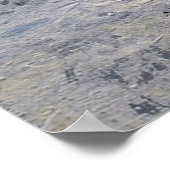 Olieschilderijen landschap. Winter. Oud dorp Poster (Hoek)