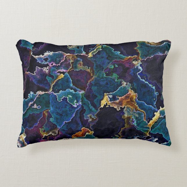 Olieslik Accent Pillow Kussen (Voorkant)