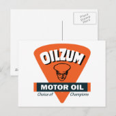  oliesymbool briefkaart (Voorkant / Achterkant)