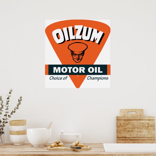  oliesymbool poster (Keuken)