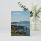 Olietanker en gebroken dok Briefkaart (Staand voorkant)