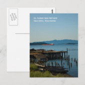 Olietanker en gebroken dok Briefkaart (Voorkant / Achterkant)