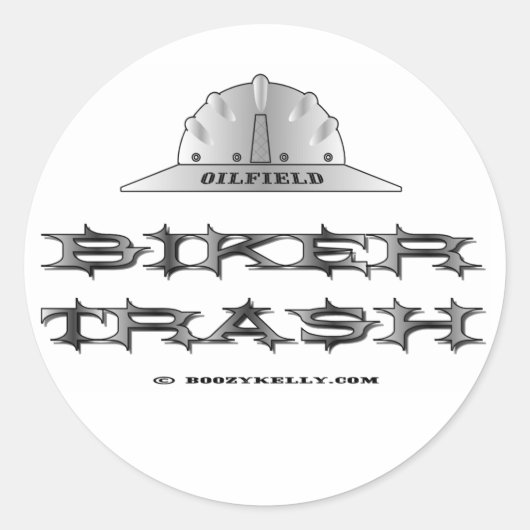 Olieveld Biker Trash, Olieveld Sticker (Voorkant)