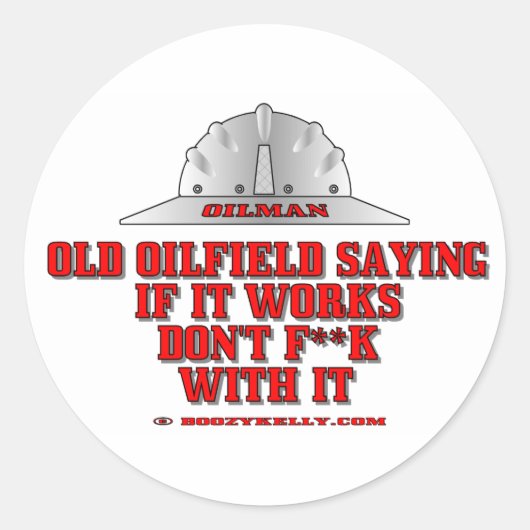 Olieveld Gezegde, olieveld Sticker (Voorkant)