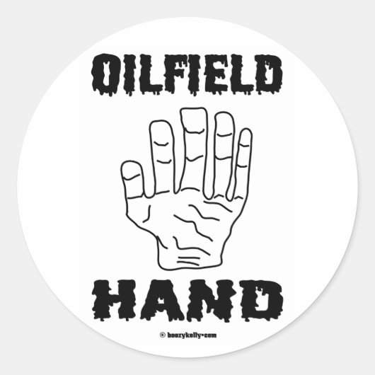 Olieveld Hand Olieveld Sticker (Voorkant)
