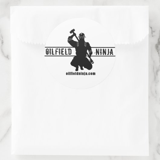 Olieveld Ninja Hardhat Sticker (Tas)