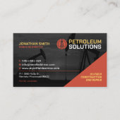 Olieveld, Olie en gas, Olieinstallatie, Goed, Aard Visitekaartje (Voorkant)