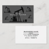 Olieveld Olie & Gas Productie Onderhoud Industrie Visitekaartje (Voorkant / Achterkant)