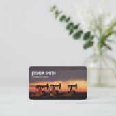 Olieveld Petroleum Oil Company Visitekaartje (Staand voorkant)