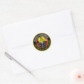 OLIEVELD WORKER RONDE STICKER (Envelop)