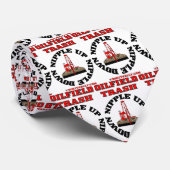 Olieveldafval, omhoog, napperen omlaag, Stropdas,  Stropdas (Opgerold)