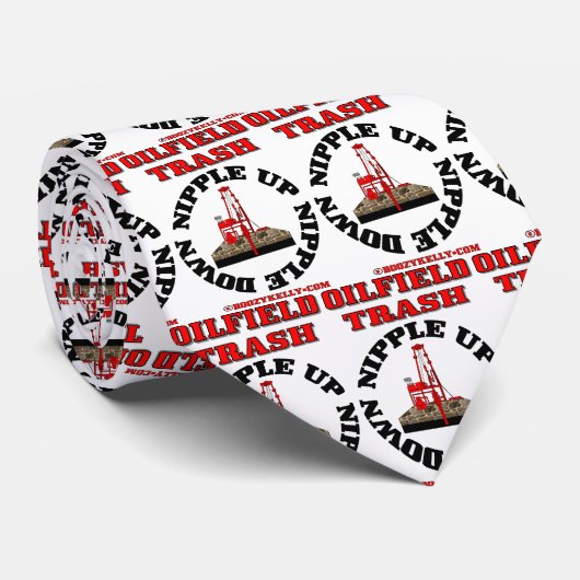 Olieveldafval, omhoog, napperen omlaag, Stropdas, Stropdas (Opgerold)